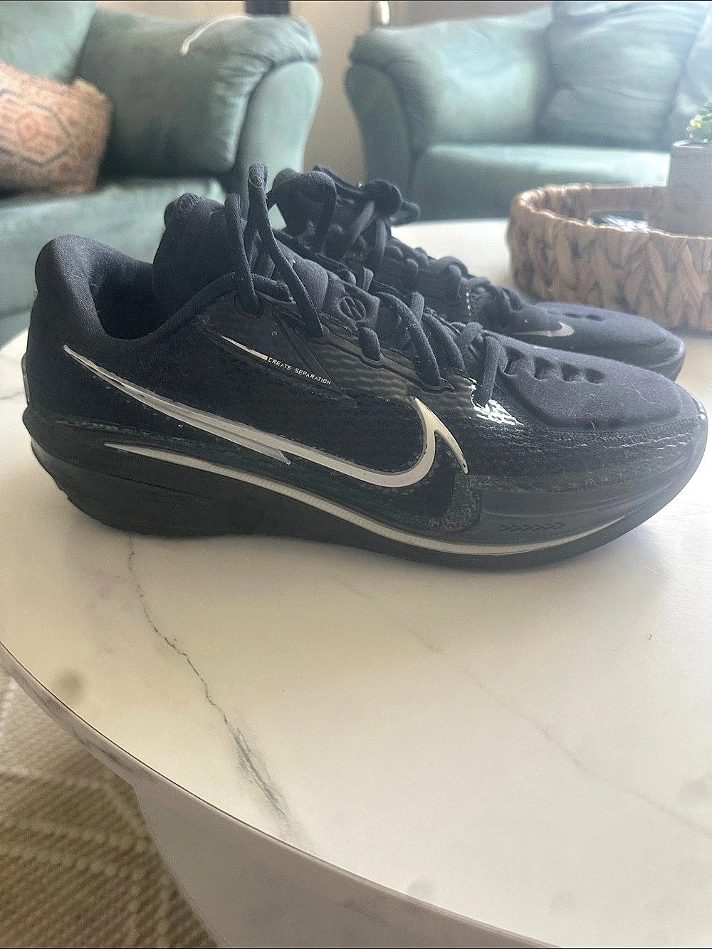 Nike Air Zoom G.T. Cut 2 'Bred' Black Athletic Shoes